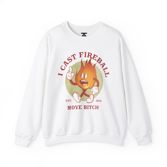 I Cast Fireball - Unisex Heavy Blend™ Crewneck Sweatshirt