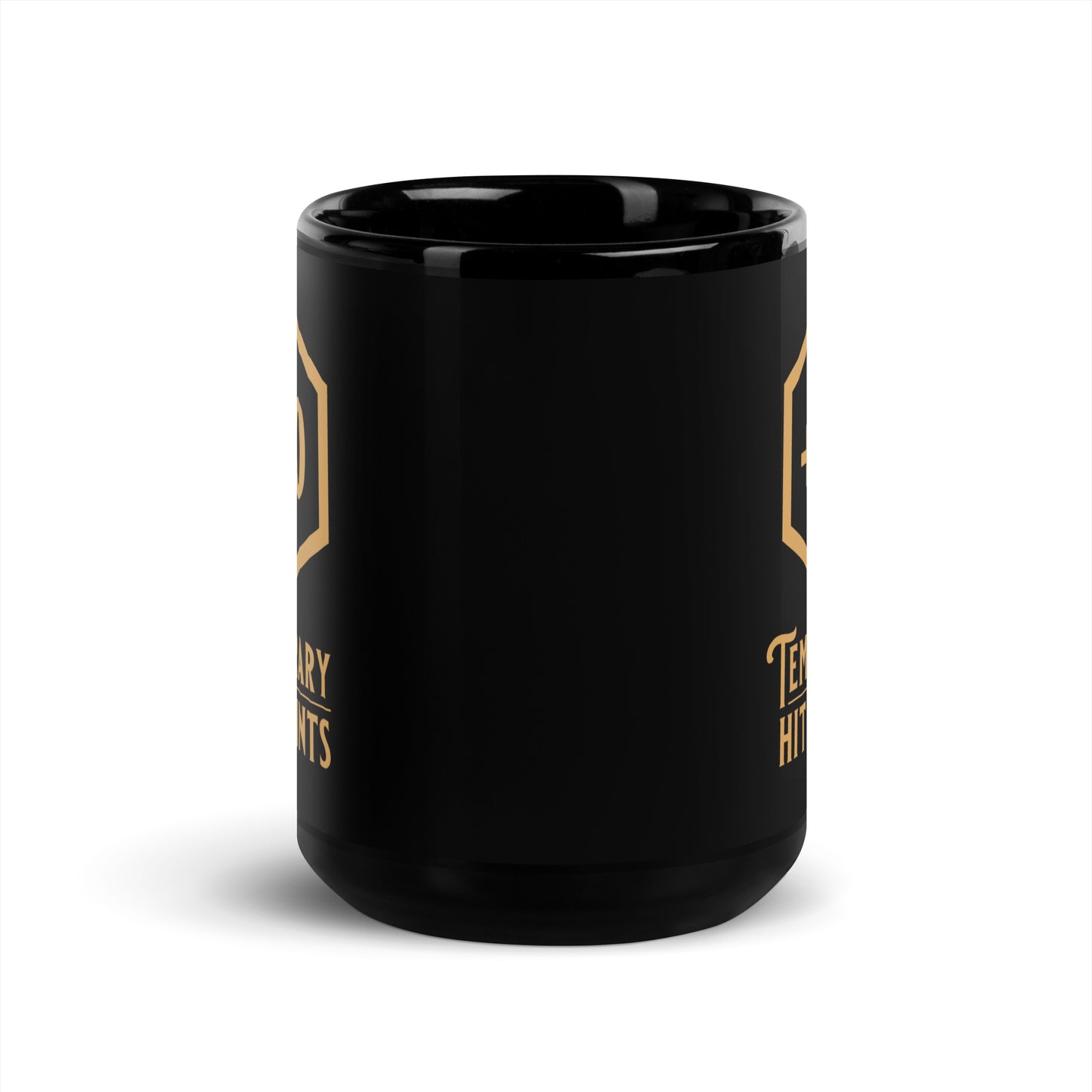 +10 Temporary Hit Points - Black Glossy Mug